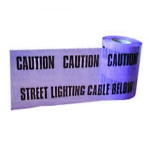 street light caution marker tape