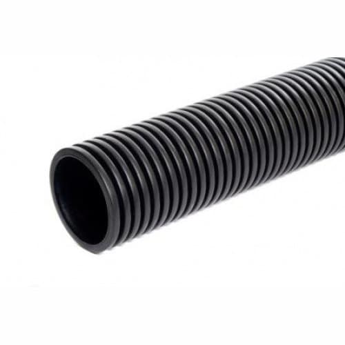 Buy Black Electrical Cable Duct Pipe x 6m Plain Ended Online