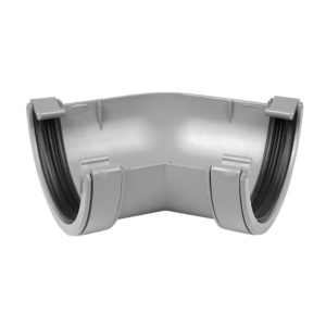 picture of 112mm gutter angle grey 135 degree