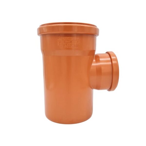 product image of 160-110mm underground drainage double socket reducing t junction