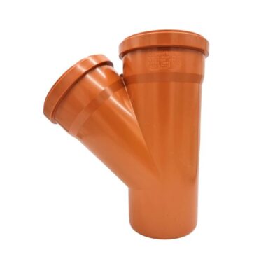 product image of 160mm underground drainage double socket y branch