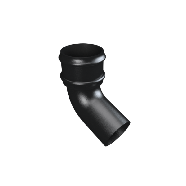 picture image of cast iron round downpipe 112 degree bend-painted