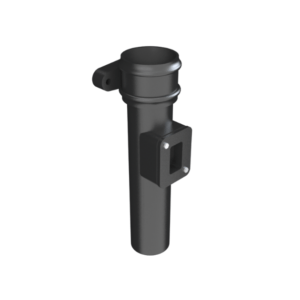 Product Image of Cast Iron Round Downpipe Access Pipe (eared)-Painted