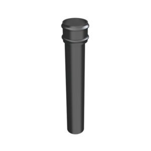 product picture of cast iron round downpipe length without ears - black