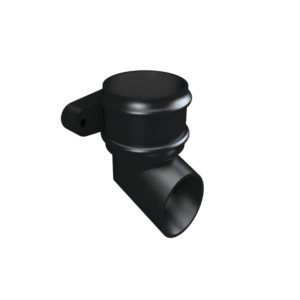 Product Image of Cast Iron Round Downpipe Shoe with ears - Black
