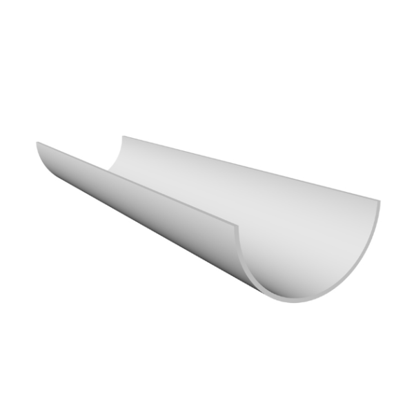 product image of freeflow 112mm half round gutter 4m white