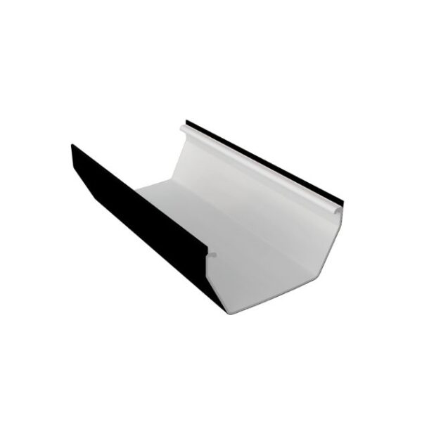 product image of freefoam 114mm square gutter black 4m