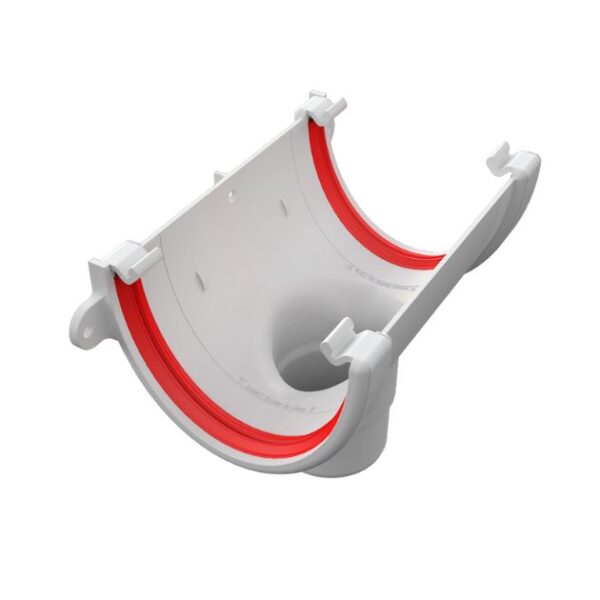 product image of deep flow guttering running outlet white