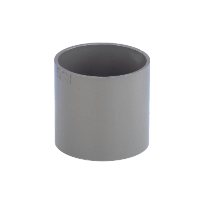 picture of 110mm solvent weld soil pipe grey slip coupler