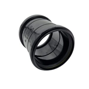 product image of 110mm push fit soil coupler in black 2