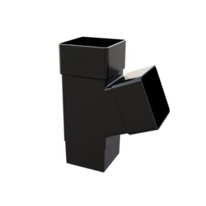 product picture of freefoam 65mm square downpipe branch 112.5 degree black