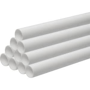 white waste pipes
