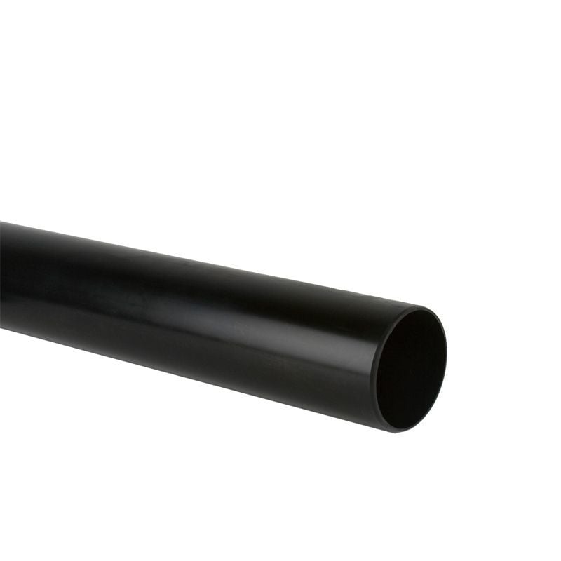 90mm black pe100 sdr17 hppe water mains pipe x6m