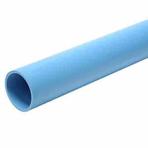 blue mdpe water pipe mains pipe 6m length sdr17 pe100