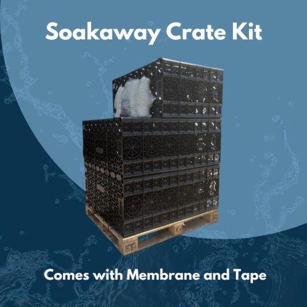 soakaway crate kits - includes geotextile and tape! image 1