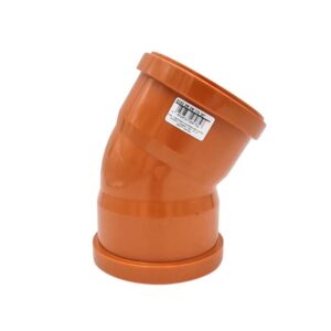 product picture of 160mm underground drainage double socket 30 degree bend