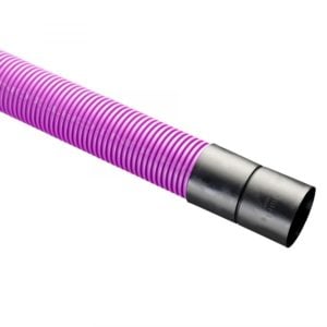 picture of purple motorway twinwall ducting hdpe 6m