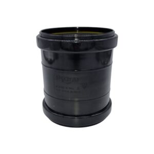 Product Image of 110mm push fit industrial downpipe coupler in Black
