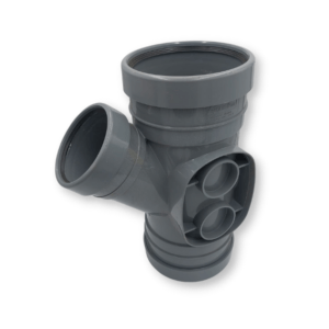 product image of 160mm - 110mm triple socket reducing y branch grey