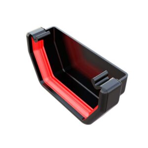 product image of freefoam 114mm square stop end external black
