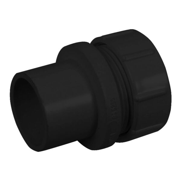product image of solvent weld waste pipe access plug black