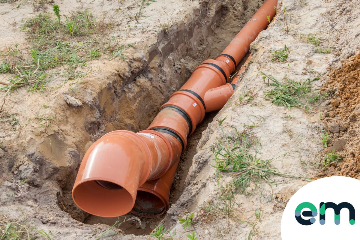 blog header of underground drainage installation the basics