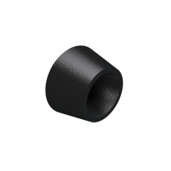 product image of cast iron pipe bobbin - black