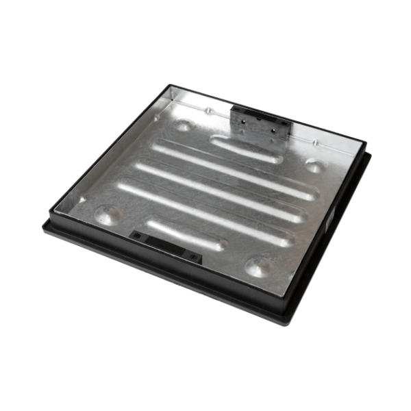 product picture of cd 450sr_46sl recessed manhole cover 450x450mm with circular opening & integral lifting keys 46mm 5t gpw