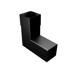 Product Image of Swaged Aluminium Square Down Pipe Bend 90 Degree