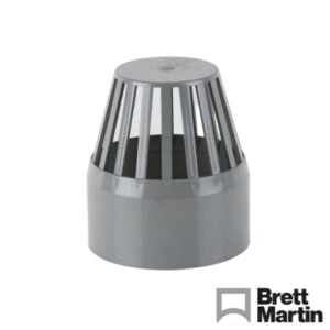 Product image of 160mm vent cowl grey