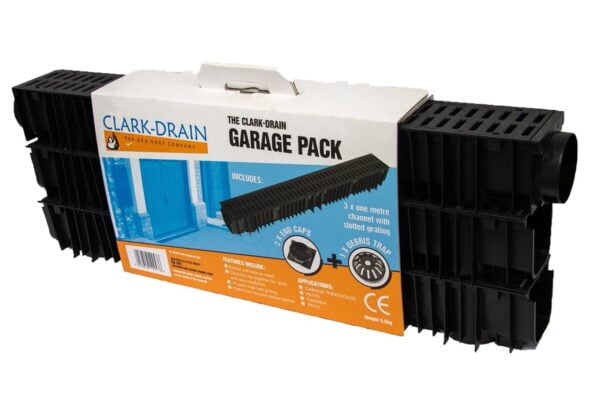 product picture of clark drain channel drainage garage pack