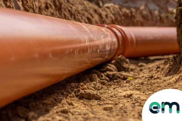 blog header image of underground-drain-pipe-sizes-blog