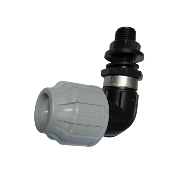 product image of 25mm - 1/2" bent tank connector