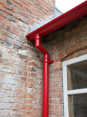 picture image of pained victorian ogee guttering