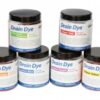 Product picture of tubs of drain dye for tracing 200g various colours