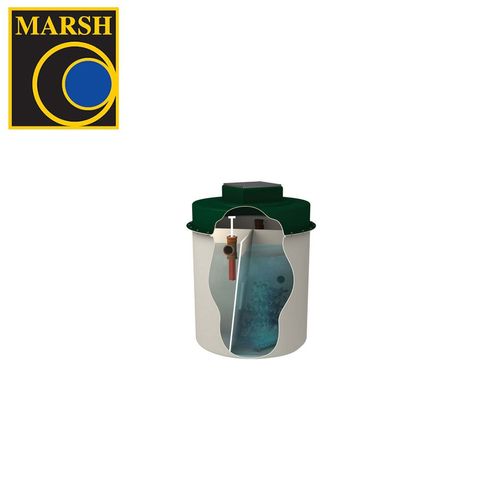 product picture of marsh ultra polylok l commercial sewage treatment plant 12 person gravity