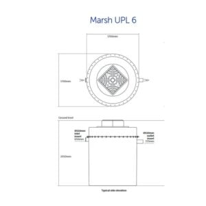 product image for marsh ultra polylok l commercial sewage treatment plant dimensions