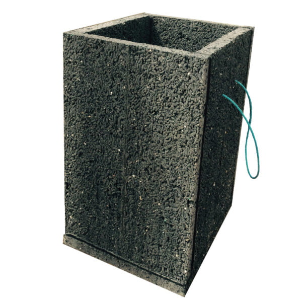 picture of enviroflow drainage plank used as a filter box