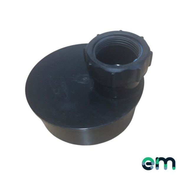 product image of 110mm single waste pipe adaptor black