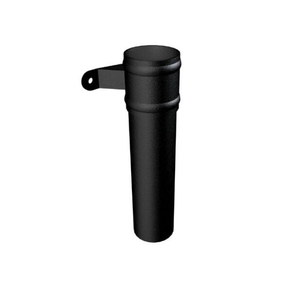 product image of cast aluminium downpipe round eared length