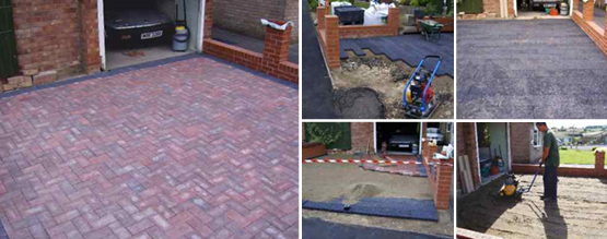 blog post image of permeable paving drainage with enviroflow drainage planks