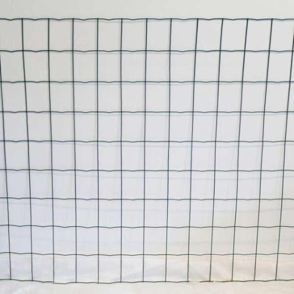 picture of border fencing close up against white background