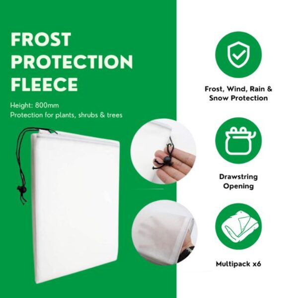 informational picture for frost protection fleece cover jacket
