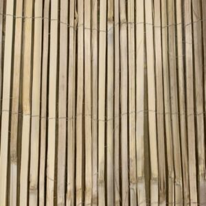 product picture of bamboo screening laid flat background