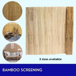 image of bamboo screening sizes