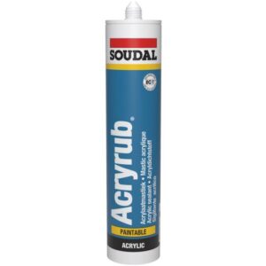 product image of Soudal Acryrub Decorators Caulk White 310ml