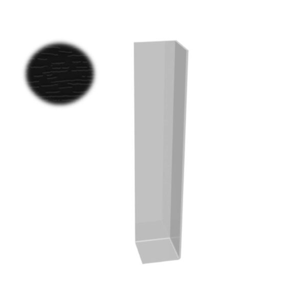 product image of a black fascia corner woodgrain