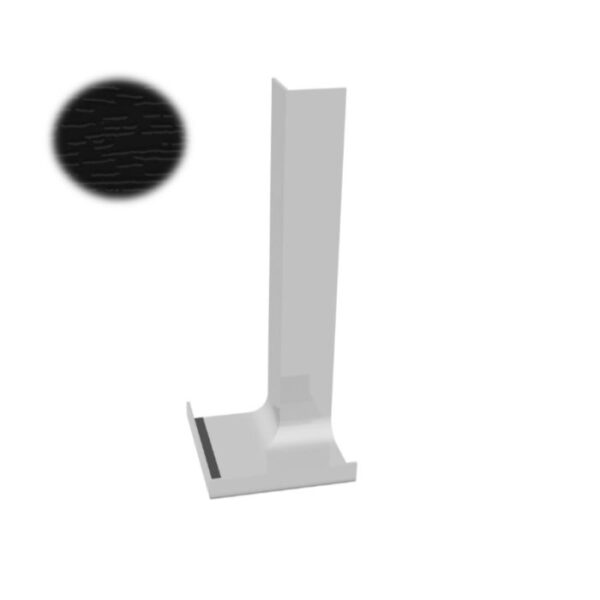product image of internal fascia corner black woodgrain 300mm