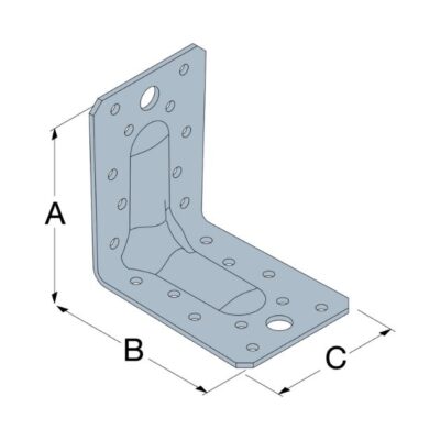 product picture of simpson strong-tie angle bracket dimensions diagram