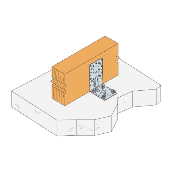 product picture of simpson strong-tie angle bracket installation diagram 2